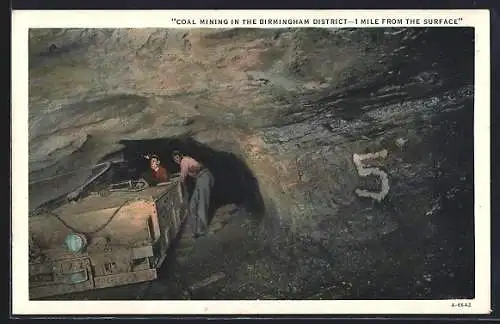 AK Birmingham, AL, Coal mining in the Birmingham District, 1 Mile underground