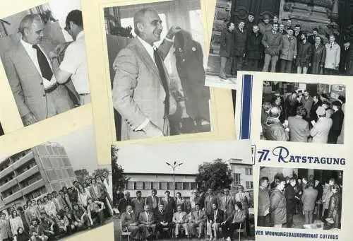 108 Fotografien DDR, Dr. Ing. Alfred Kulke, Leiter Sekr. Erzeugnissgruppenverband Wohnungs-Gesellschaftbau, Uniform KZV