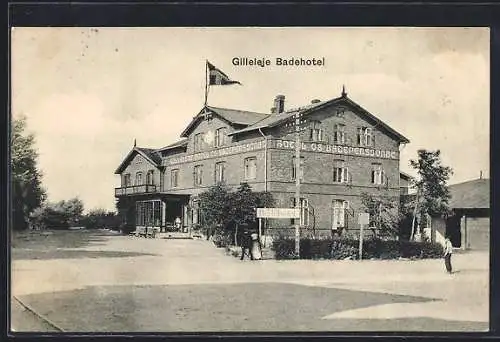 AK Gilleleje, Partie am Badehotel