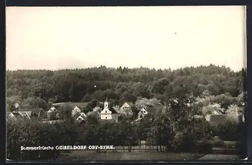 AK Geiseldorf /Ost-Stmk., Ortsansicht aus der Vogelschau