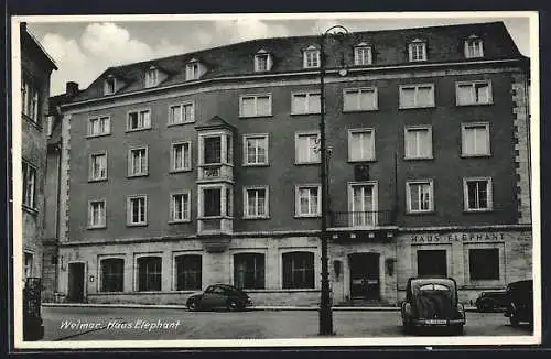 AK Weimar / Thüringen, Haus Elephant