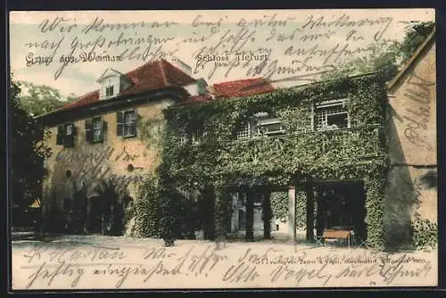 AK Weimar / Thüringen, Schloss Tiefurt