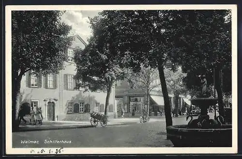 AK Weimar / Thüringen, Schillerhaus