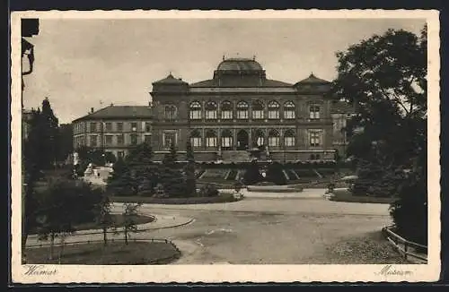 AK Weimar / Thüringen, Blick zum Museum