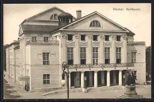 AK Weimar / Thüringen, Hoftheater