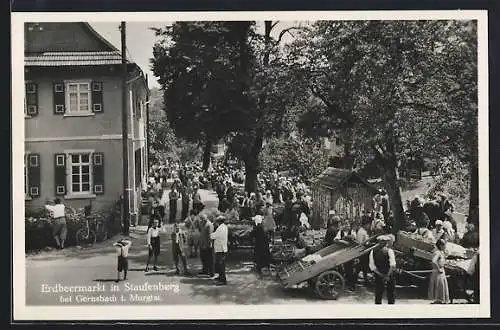 AK Staufenberg / Murgtal, Erdbeermarkt