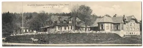 Klapp-AK Adlersberg / Suhl, Berghotel Stutenhaus am Adlersberg
