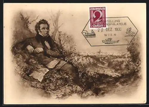 AK Franz Schubert 1797 - 1828