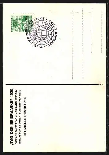 AK Wien, Tag der Briefmarke Sonderausstellung 1935