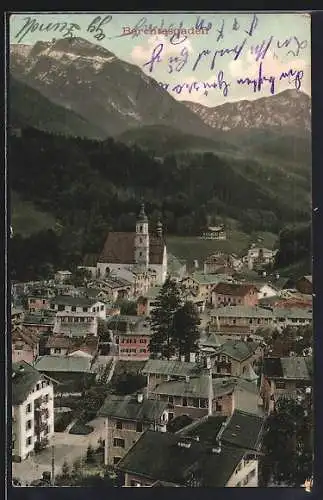 AK Berchtesgaden, Totale aus der Vogelschau