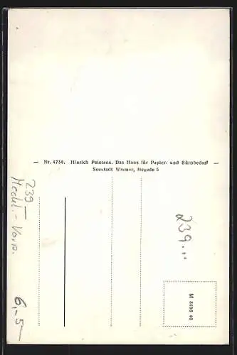 AK Wismar, Gasthof Alter Schwede, Alte Schule, Hafen, Nicolaikirche, Rathaus