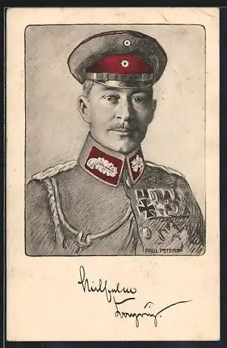 AK Portrait von Prinz Heinrich von Preussen in Uniform