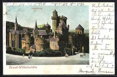 AK Cassel-Wilhelmshöhe, Die Löwenburg