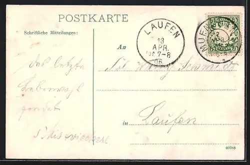 AK Rosenheim / Bayern, Teilansicht mit Bergen