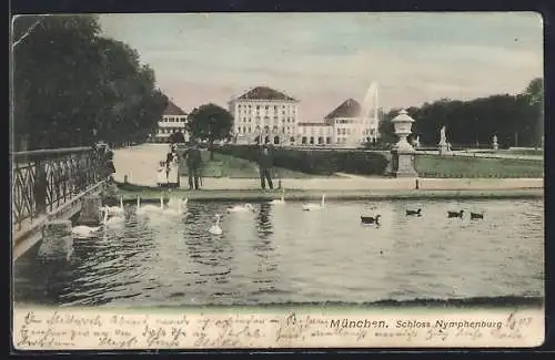 AK München, Schloss Nymphenburg