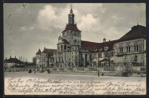 AK München, Das neue National-Museum an der Prinzregentenstrasse