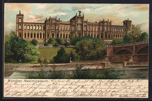 AK München, Maximilianeum.