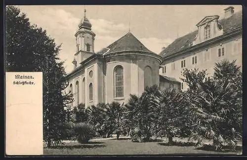 AK Mainau, Schlosskirche