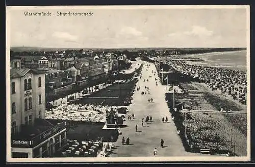 AK Warnemünde, Strandpromenade