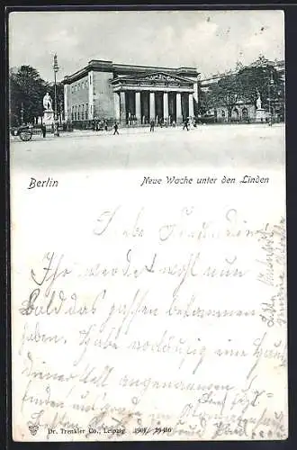 AK Berlin, Neue Wache unter den Linden