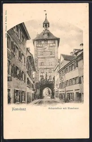 AK Konstanz, Schnetztor mit Husshaus