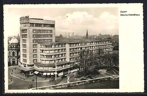 AK Essen / Ruhr, Blick auf Deutschlandhaus