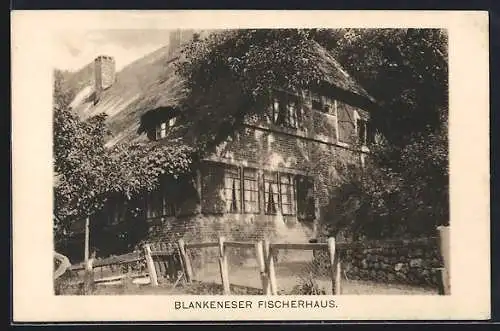 AK Hamburg-Blankenese, Blankeneser Fischerhaus