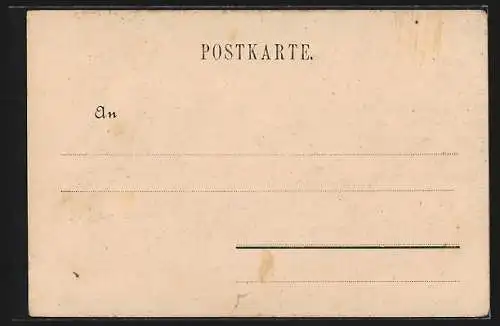 AK Altötting, Pilgerzug der Münchener Patronage nach dem Ort 1902