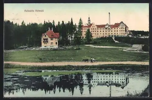 AK Hohwald, Ortspartie mit Heilstätte