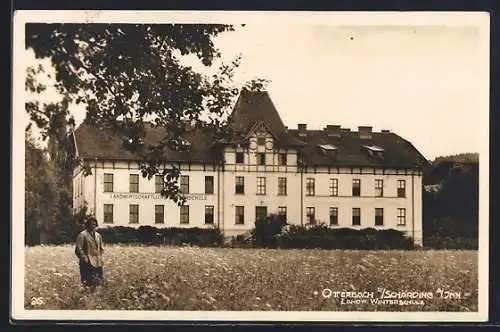 AK St. Florian am Inn, Landwirtschaftliche Winterschule Otterbach, Vorderansicht