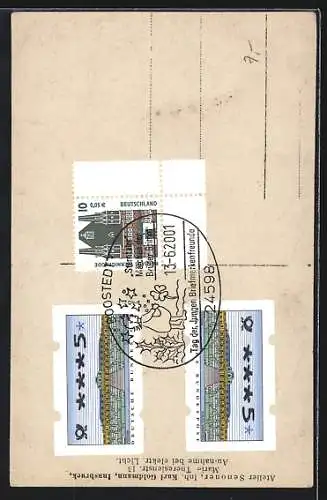 AK Paar in Tracht bei einer Hebefigur, Volkstanz