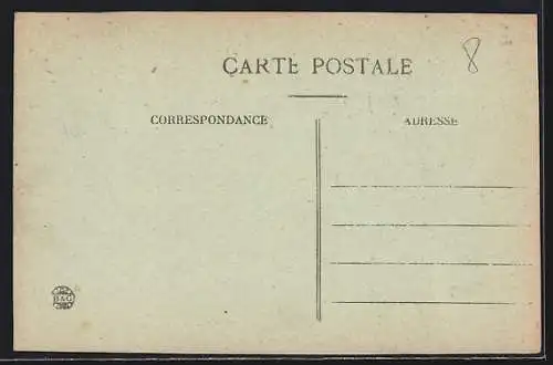 AK Limousin, Nos Campagnes, La Bourrée LImousine, Figure, La Ritournelle, Volkstanz