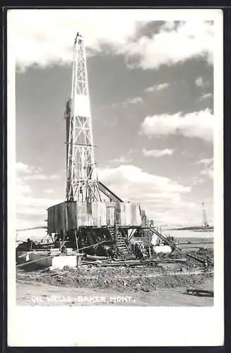 AK Baker, MT, Oil Wells