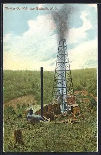 AK Wellsville, NY, Shooting Oil Well