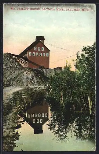 AK Calumet, MI, No. 5 Shaft House, Osceola Mine