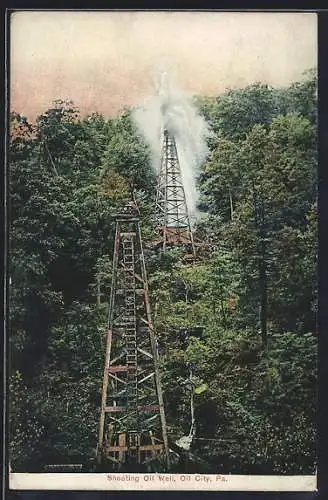 AK Oil City, PA, Shooting Oil Well