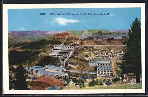 AK Lead, SD, Homestake Mining Co., Mills and Shops