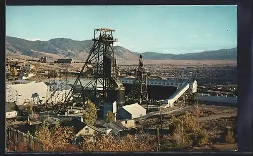 AK Butte, MT, View of Kelly Mine