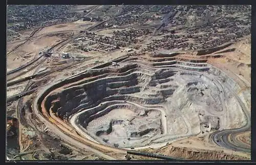 AK Butte, MT, Aerial View of the Berkeley Pit