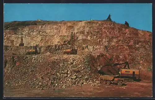 AK Butte, MT, Massive Earth Moving Machinery at Berkeley Pit