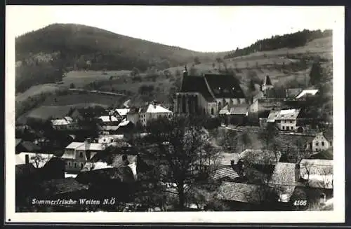 AK Weiten /N. Ö., Teilansicht der Ortschaft