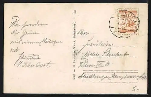 AK Maria-Langegg /N.-Oe., Blick auf die Wallfahrtskirche