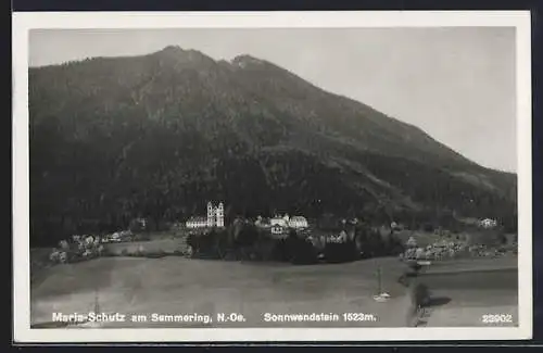 AK Maria-Schutz am Semmering, Blick auf den Sonnwendstein