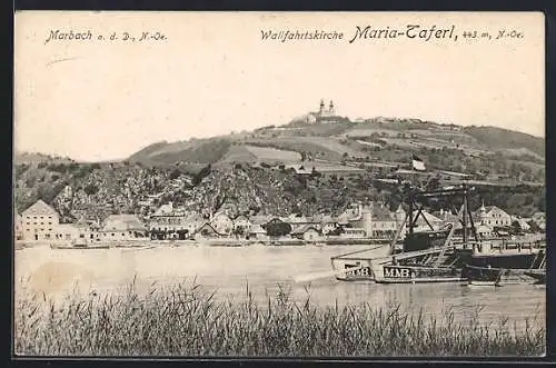 AK Marbach, Panorama mit Maria-Taferl