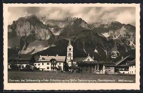 AK Ramsau bei Schladming, Ansicht mit der Scheichenspitze