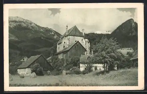 AK Neuberg a. Mürz, Blick zur Annakapelle