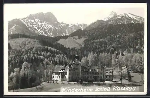 AK Kassegg, Blick aufs Kinderheim Schloss Kassegg