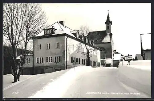 AK Mitterbach, Bundes-Schullandheim Josefsberg im Schnee