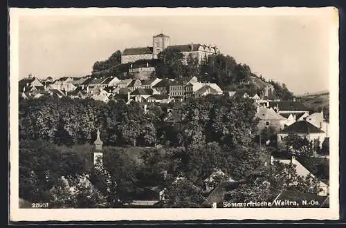 AK Weitra, Ortsansicht mit Schloss