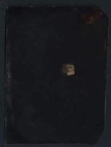 Fotografie Ferrotypie zwei hübsche junge Damen in dunklen Kleidern vor einer Studiokulisse